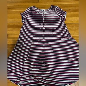 Boutique Brand Tshirt Dress, Women’s size Large.